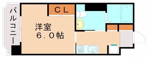 本城駅 徒歩9分 3階の物件間取画像